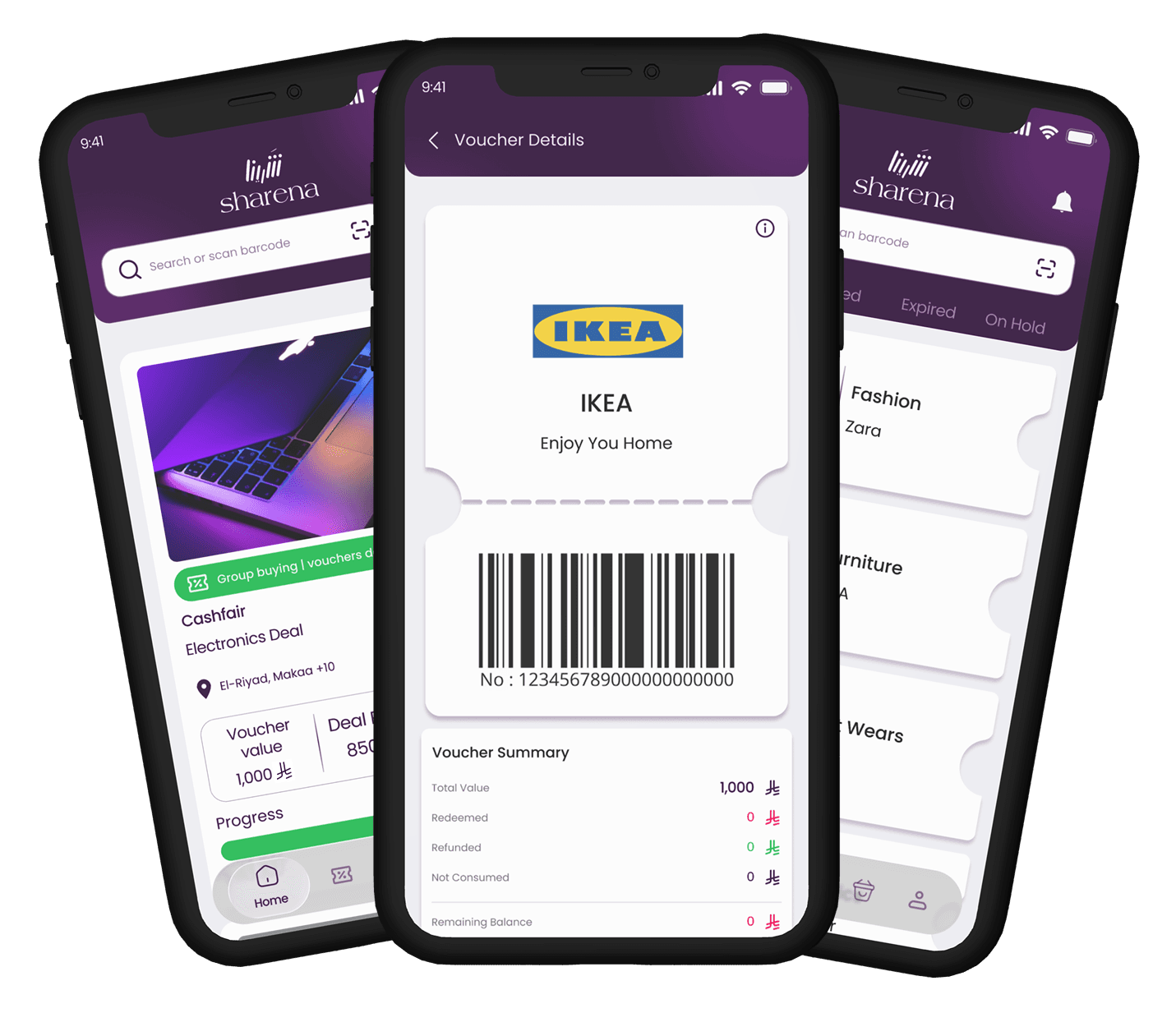 Group purchasing deals across the app