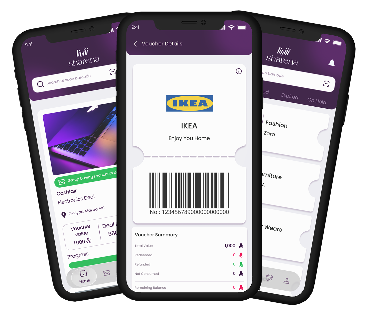 Group purchasing deals across the app